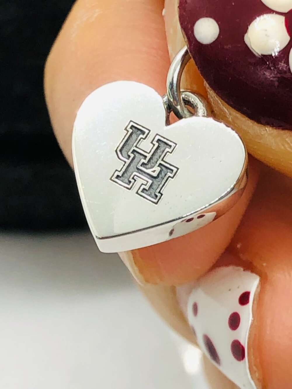 James Avery University of Houston Small Heart Charm